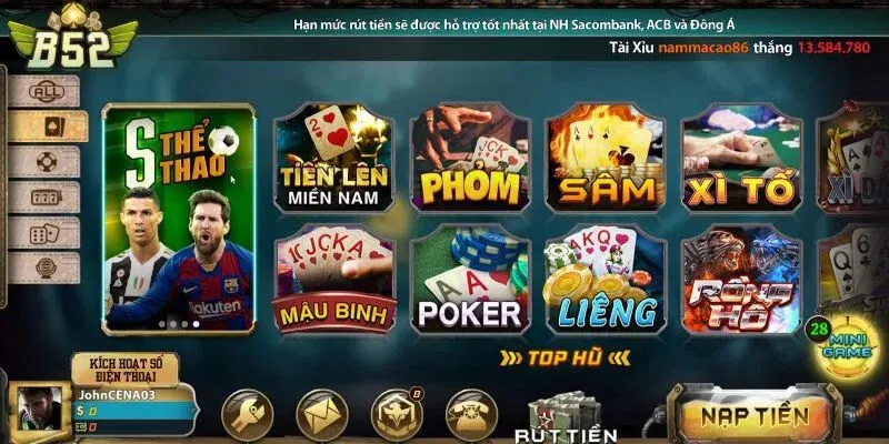 B52 - Top game quay hũ đổi thưởng bom tấn