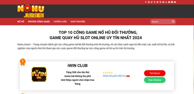 Giới thiệu Nohu.reisen