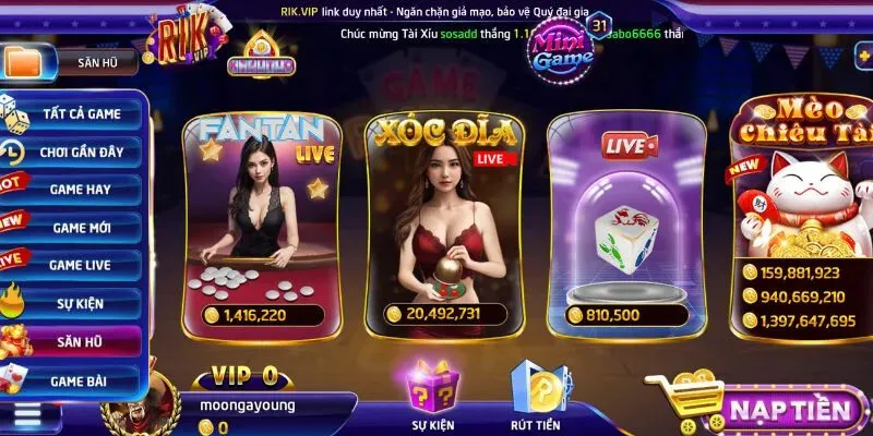 RIKVIP - Game Nổ Hũ uy tín nhất cho thành viên