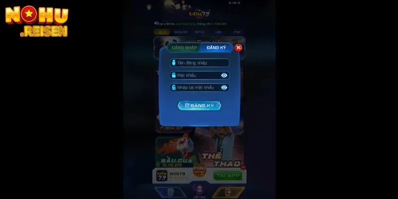 Win79 - Hướng Dẫn Đăng Ký/Đăng Nhập Chi Tiết Cho Tân Thủ 3 Đăng ký tài khoản Win79