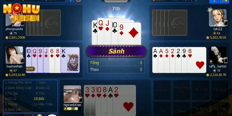 Điểm nhấn đặc biệt Của Xì Tố Ongame