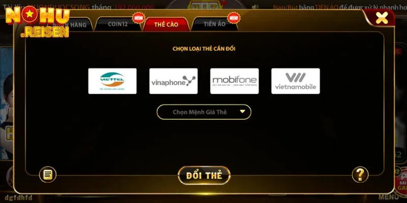 hitclub Rút tiền thông qua thẻ cào