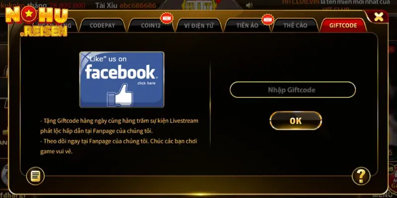 Gift Code Hitclub - Ưu Đãi Hấp Dẫn Dành Tặng Game Thủ 4 Nhập Gift code