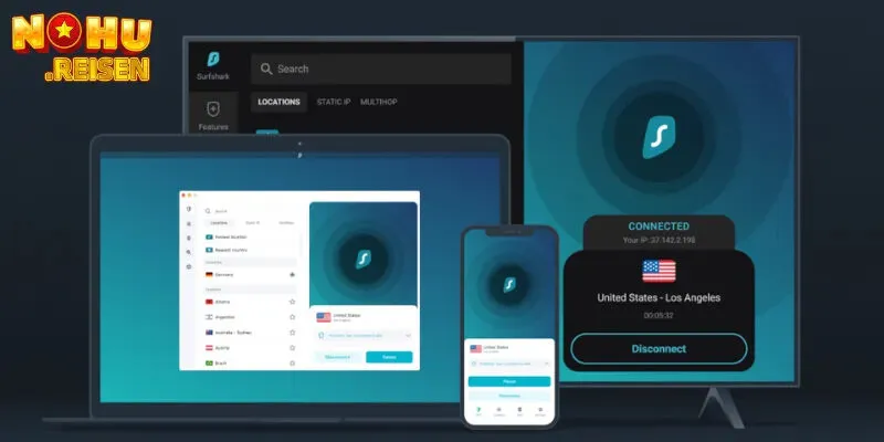 Giới thiệu về dịch vụ VPN Surf Shark