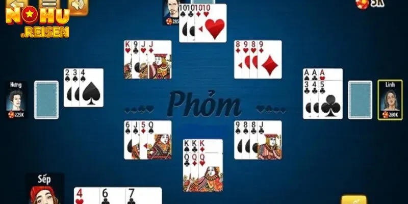 Trò chơi bài Phỏm hấp dẫn tại nhà cái 